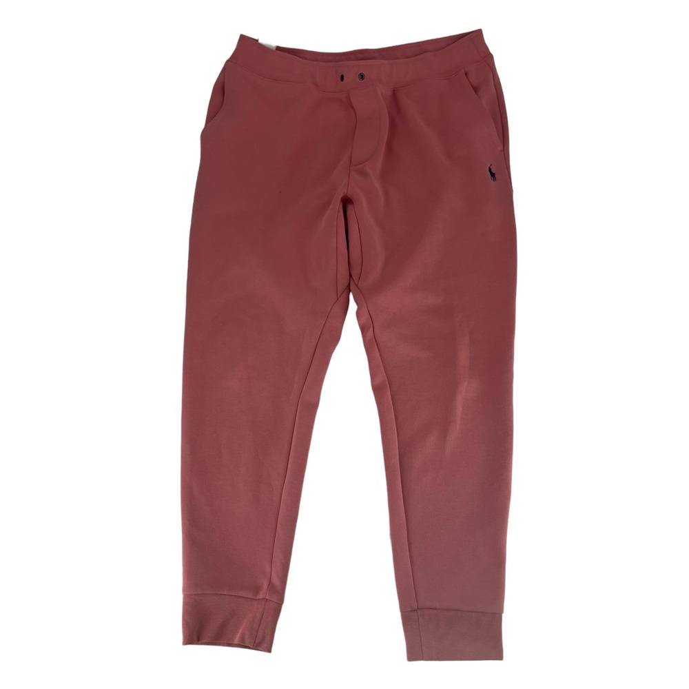 3/$30! Polo By Ralph Lauren Sweatpants Mens Med Salmon Pink Fleece Performance